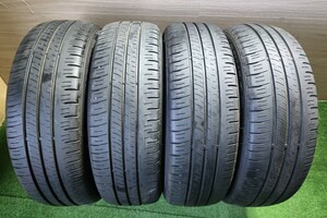 中古タイヤ DUNLOP ENASAVE EC300+ 185/60R16 86H ダンロップ 夏タイヤ ラクティス デミオ トレジア 等 送料込み A400