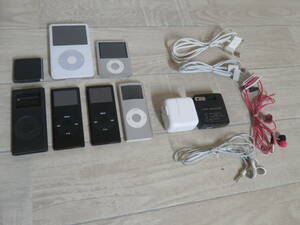 Apple iPod classic A1136 30GB / iPod Nano A1236 4GB / iPod 8GB A1199×2台 / iPod 2GB A1199×1台 / iPod Nano×1台 / 計6台 追加画像 