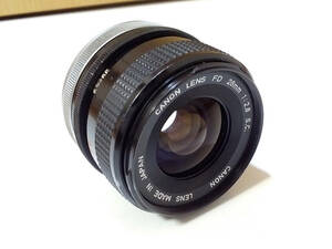 【 動作品 】 CANON FD 28mm F2.8 S.C. (Type I) Manual Focus Lens FD-Mount キヤノン FDマウント マニュアルフォーカス レンズ