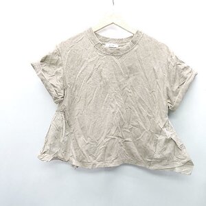 ◇ CLANE クラネ 半袖 Tシャツ サイズ1 カーキ系 レディース E