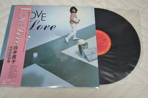 12(LP) 白井貴子　LOVE Love 帯付き日本盤　美品