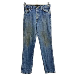 Wrangler カウボーイロングパンツ W31 ラングラー ブルー コットン メキシコ製 古着卸 アメリカ仕入 2404-729