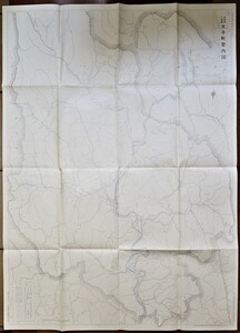 大子町管内図　二万五千分の一図　1枚 1970年 内外地図(株)発行　　 検:昭和45年 茨城県久慈郡大子町地図 久慈川 袋田の滝