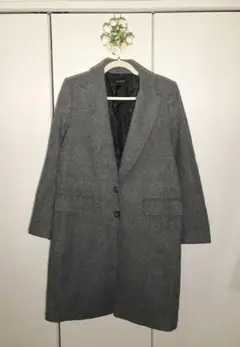 【新品・訳あり】ロングチェスターコート(ZARA)ザラ　冬物ジャケット　アウター