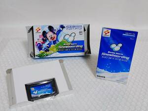 動作品+廃盤品　KONAMI　GBA　Disney Sports　Snowboarding　コナミ　ゲームボーイアドバンス　ディズニースポーツ　スノーボーディング