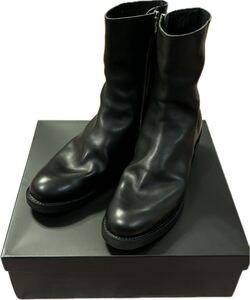 ISAMU KATAYAMA BACKLASH イサムカタヤマ バックラッシュ GUIDI CALF グイディ カーフ SIDEZIP BOOTS サイドジップ ブーツ ブラック 27cm