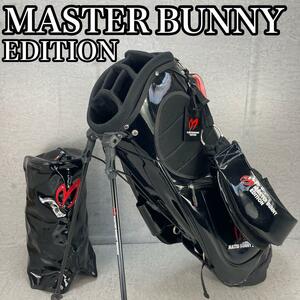 人気モデル　良品　 MASTER BUNNY EDITION　マスターバニーエディション　エナメルキャディバッグ　スタンド式　7分割