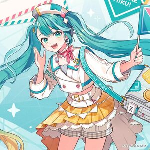 売り切り 【新品 未開封】 初音ミク マジカルミライ 2024 OFFICIAL ALBUM 2層アクリルボード付 限定盤 缶バッジ