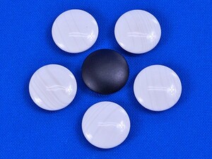 碁石 日向特製蛤碁石 28号 実用 厚み7.5mm【囲碁将棋専門店の将碁屋】