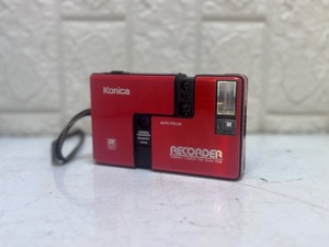 【1円～】Konica コニカ RECORDER レコーダー COMPACT CAMERA FOR 35mm FILM フィルムカメラ 液漏れ ジャンク