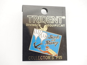 未使用・展示品 TRIDENT ピンバッチ [C24-43801]