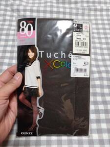 ★新品　Tuche　80デニール　セピアグレー　M-L★　 