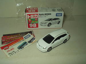 トミカ 98 TOYOTA AVENSIS / トヨタ アベンシス ( 1:75 )