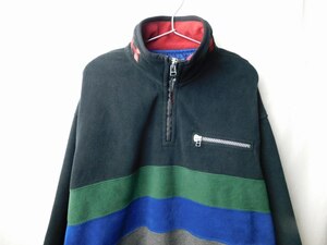 90s ビンテージ TOMMY HILFIGER OUTDOORS トミーヒルフィガー アウトドア プルオーバー フリース JKT XL