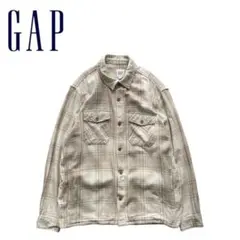 GAPギャップ 00s~ チェック ヘビー ネルシャツ シャツJKT ヘビネル