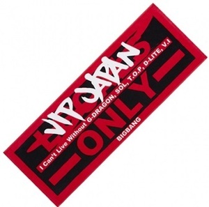 未開封 BIGBANG 公式グッズ VIP JAPAN スポーツ タオル G-DRAGON TOP SOL D-LITE VI ジヨン チェ・スンヒョン ヨンべ テソン スンリ　 