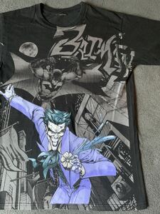 90s 00s JOKER BATMAN ビンテージ Tシャツ ジョーカー バットマン vintage 総柄 dccomic オーバープリント marvel