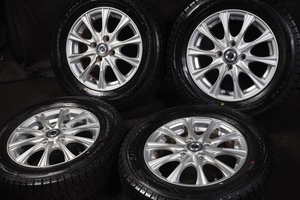 ★新品同様 165/70R14 国産GOODYEAR 2023年製 スタッドレス 4本SET アクアスペイドパッソポルテヴィッツマーチデミオKEIスイフトソリオ