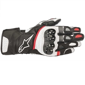 Alpinestars/アルパインスターズ SP-2 V2 レザーグローブ BLACK WHITE RED (サイズXL)