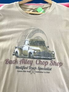 Back Alley Chop Shop Tシャツ　ホットロッド　ボム　アメリカ　ビンテージ　ストリートロッド　ローライダー　古着　アメカジ