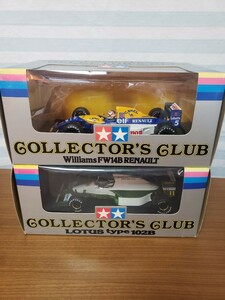 TAMIYA タミヤ コレクターズクラブ 1/20 Williams RENAULT ウイリアムズ ルノー　CAMEL仕様 / Lotus type 102B ロータス　2個セット　レア