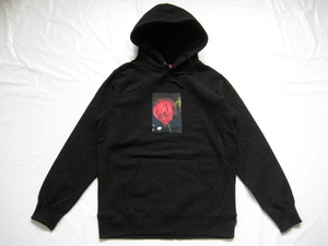 (S)2016F/W Supreme Araki Rose Hooded SweatshirtシュプリームアラキローズスウエットシャツBlack黒