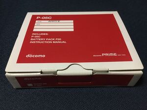 未使用品 ◆ docomo P-05C ホワイト PRIME series Panasonic DIGA DLNA LUMIX ドコモ パナソニック 携帯電話 ガラケー ◆ 箱・付属品完備