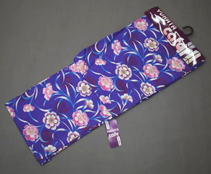 A60-5　即決 新品（YUKATA cafe）ゆかた 紫 撫子 お仕立て上がり品
