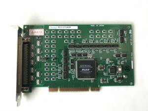 【中古パーツ】 interface PCI-2724CM DIO32/32点 絶縁24V■98-3