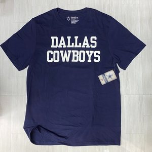 日本未入荷 USA正規品 【M】 NFL公式 Dallas Cowboy ダラス カウボーイズ オーセンティック 半袖 Tシャツ 紺 アメフト 綿100％ 