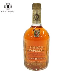 1円スタート 未開栓 CHIVAS シーバス IMPERIAL インペリアル 18年 プレミアム スコッチ ウイスキー 700ml 43度 お酒 古酒 洋酒