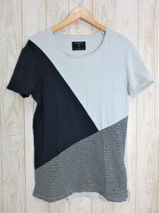 GUESS/ゲス：半袖Tシャツ 切替え サイズS/メンズ/中古/USED