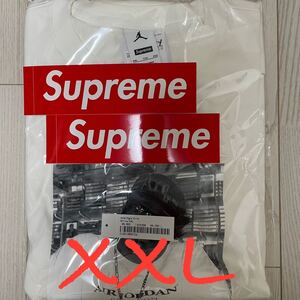 XXL 24FW Supreme Jordan Biggie S/S Top White シュプリーム ジョーダン ビギー エスエス トップ ホワイト