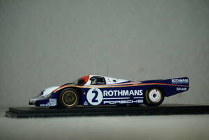 1/43 タバコデカール加工 ルマン 2位 spark Porsche 956 #2 1982 Le Mans 24h 2nd ポルシェ rothmans ロスマンズ 956-003