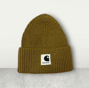 新品未使用 Sacai Carhartt WIP Beanie ベージュ