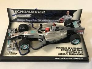 1/43 F1 2010 メルセデスGP ショーカー　ミハエル・シューマッハ　ホッケンハイム 2010台限定