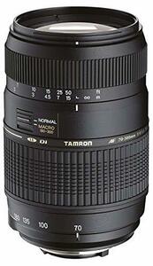 TAMRON 望遠ズームレンズ AF70-300mm F4-5.6 Di MACRO ニコン用 フルサイズ(中古品)