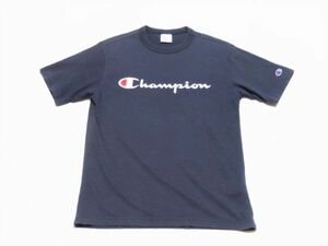 チャンピオン Champion ★ プリント　ネイビー色 　Sサイズ　綿素材　半袖　Tシャツ　※送料 185円（ 追跡番号付き ）