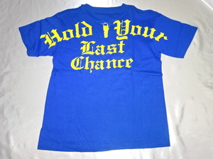 送料185円・K652■ 長渕剛　HOLD YOUR LAST CHANCE　Tシャツ Rock On限定タイトル　*うっすらタバコ臭あり