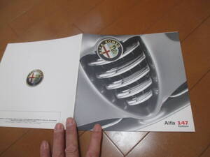 46758　カタログ ■アルファロメオ　外国語　Ａｌｆａ　１４７■2001.4　発行●34　ページ