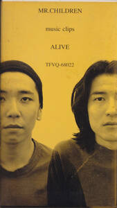 MR.CHILDREN music clips ALIVE /中古VHS！