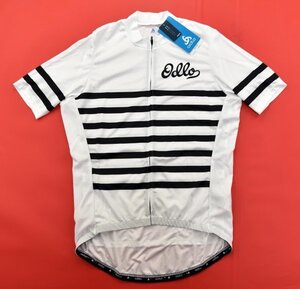 送料無料3★Odlo★オドロ エレメント フルジップジャージ size:XL ホワイト/ブラック