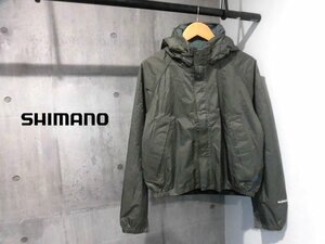 美品 SHIMANOシマノRA-041Eドライシールド ショートレインギアL/ウェーディングショートジャケット/釣り レインウェア 雨合羽/フィッシング