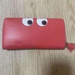 ANYA HINDMARCH アニヤハインドマーチ 長財布 EYES レッド