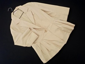 ELLE エル ジャケット size40/ベージュ ■◇ ☆ ekc8 レディース