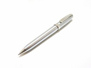 ア120◇ 旧シェーファー プレリュード ステンレス ツイスト式ボールペン シェル天冠 / SHEAFFER