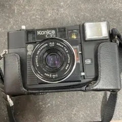 ケース付 Konica C35 AF ジャスピンコニカ フィルムカメラ 4c94