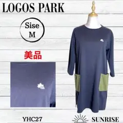 ★美品★ LOGOS PARK ロゴスパーク トップス チュニック ネイビー M