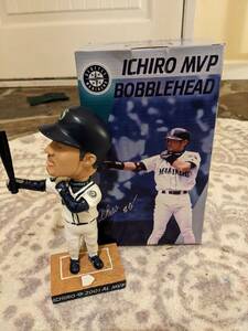マリナーズ イチロー ボブルヘッド 2001 AL MVP Bobblehead ROOKIE OF THE YEAR Ichiro Suzuki Ichiro Nissan Stadium