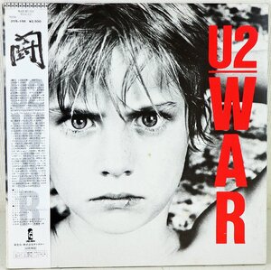 S◇中古品◇LPレコード U2 WAR 闘 25S-156 ISLAND ポリスター/POLYSTAR 1983 ジャケット・帯・印刷物つき ※再生未確認